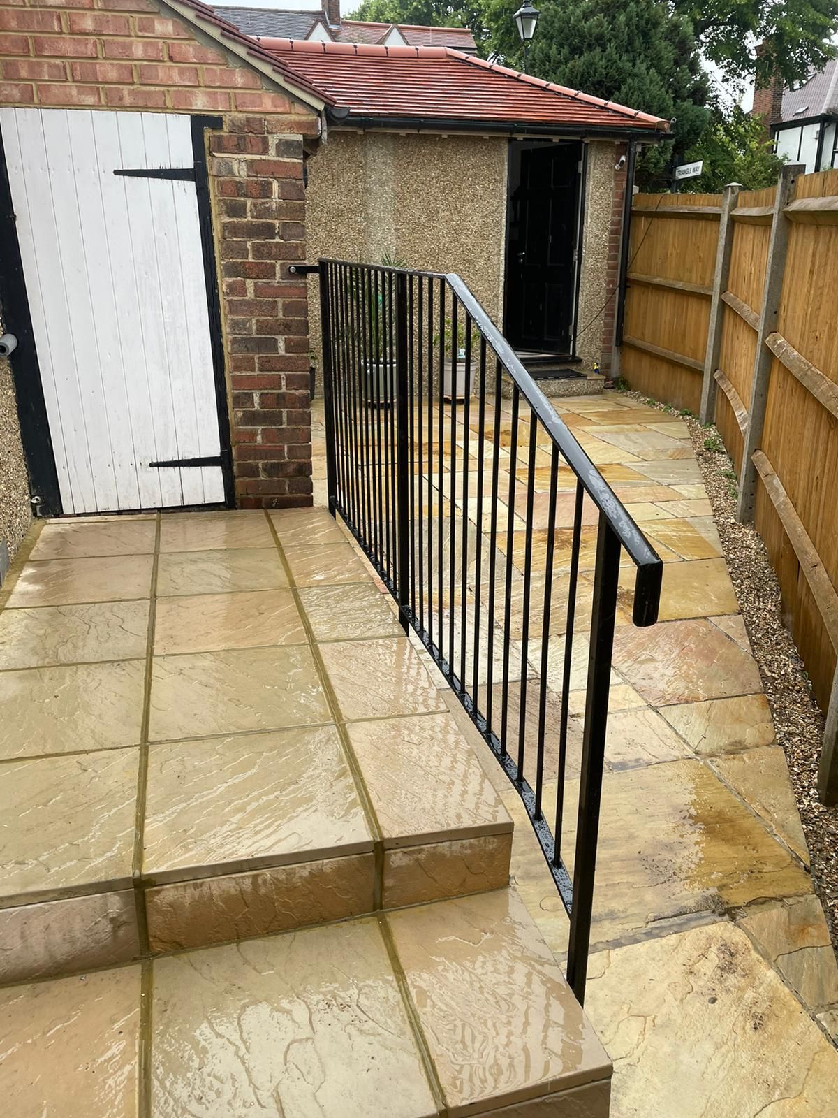 New Railing And Steps